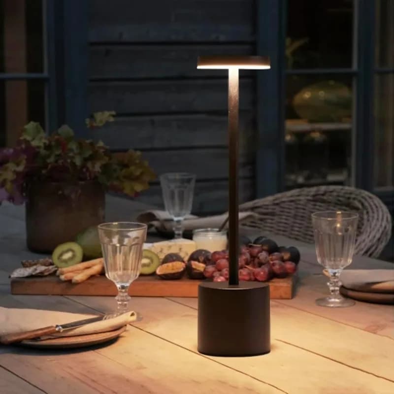 Lampade da Tavolo LED Portatili Senza Fili Ricaricabili, Lampada da Scrivania con 3 Colori Regolabili, Luce Ambientale Creativa per Arredamento Camera