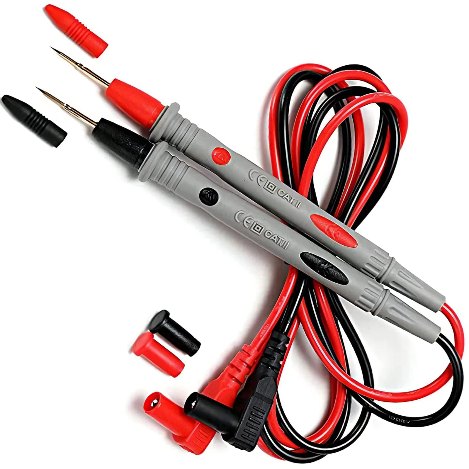 Digital Multimeter Tester Kit 20A 1000V with Spill Tips, Test Pens, Cables and PVC Tester for Voltmeter