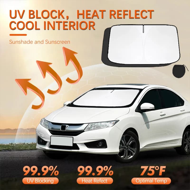 For Honda CITV Car Sun Viso Front Window Windshield Sunshade Heat Insulation Summer Sun UV Protection Auto Accessories