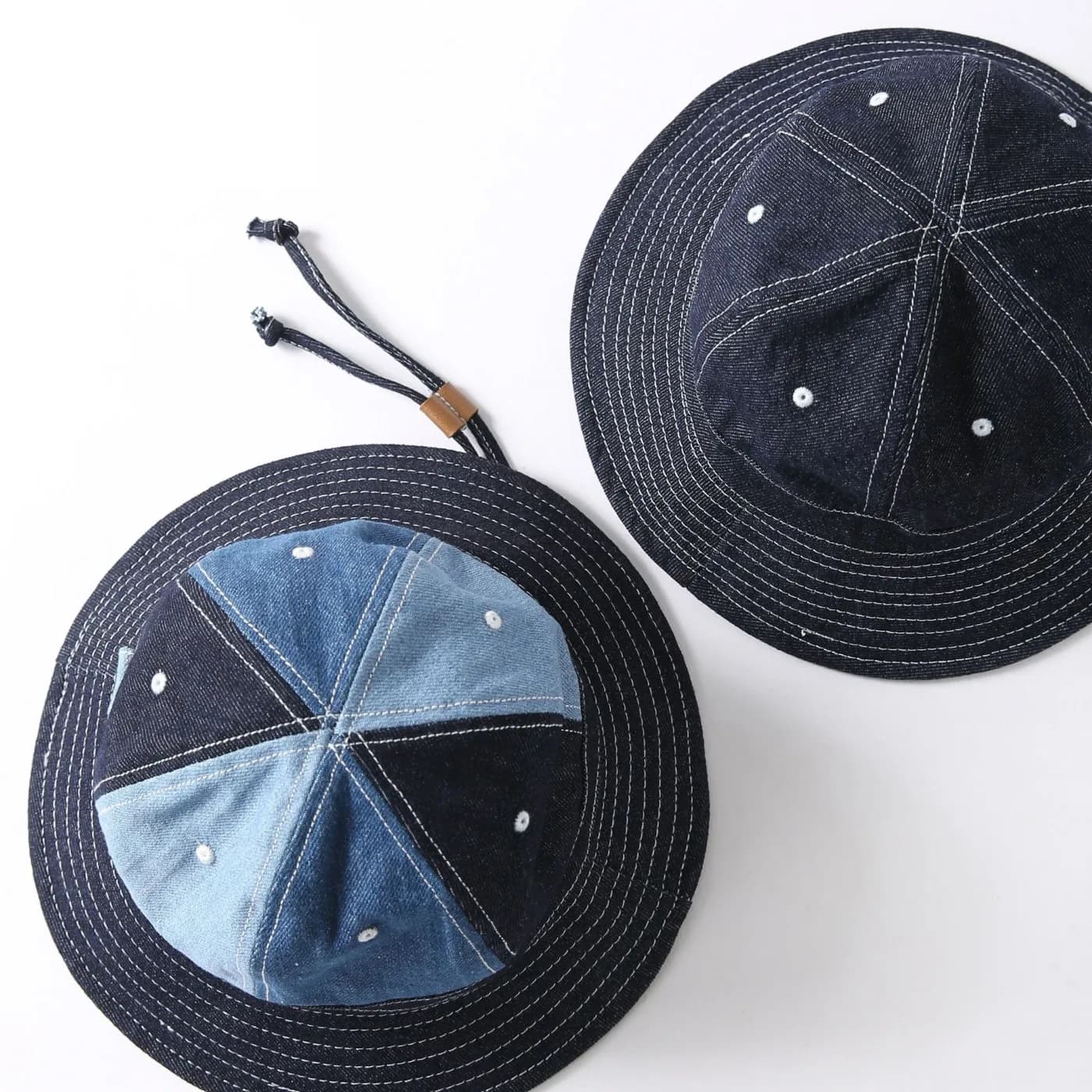 Cowboy Fisherman Hat with Dome Splicing Basin Cap Adjustable Sun Shading and Sun Protection for Both Men and Women