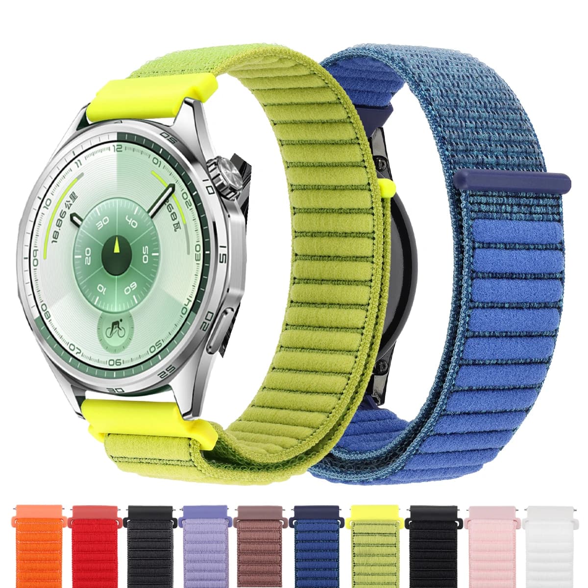 Cinturino ad anello in nylon per HUAWEI WATCH GT 6 5 pro/GT6 cinturino per HUAWEI Watch 5/GT 6 5 4 3 2/GT3 SE braccialetto 20 22mm cinturino intrecciato