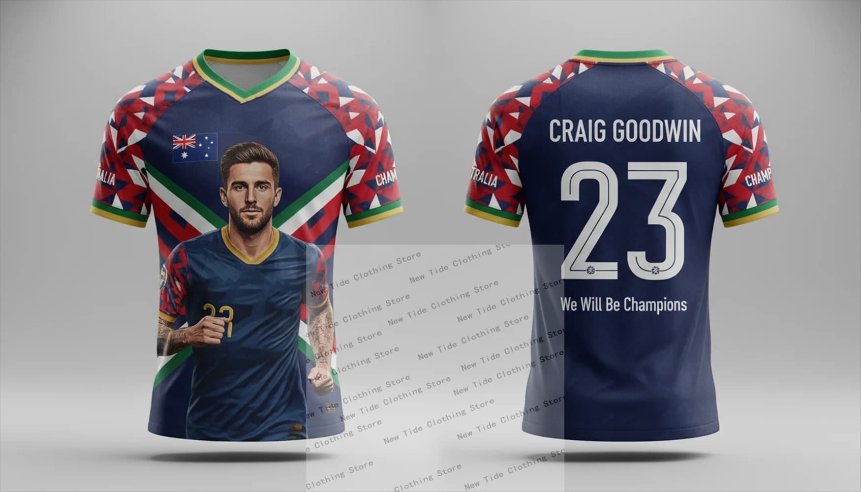 Maglia e maglietta da calcio Australia 2026 per gli appassionati di uomini - Collezione di attrezzi stile fan Mostra il tuo supporto ora