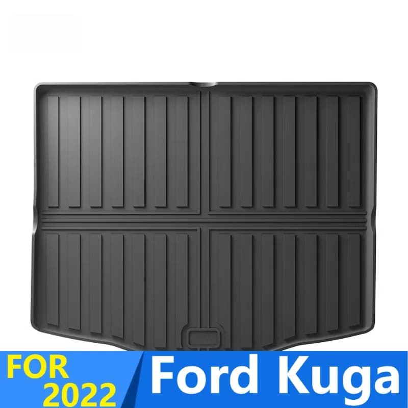 Trunk Mat For 2020 Ford Kuga TPE Floor Mats All-Weather Waterproof Car Mats Easy Clean Accessory