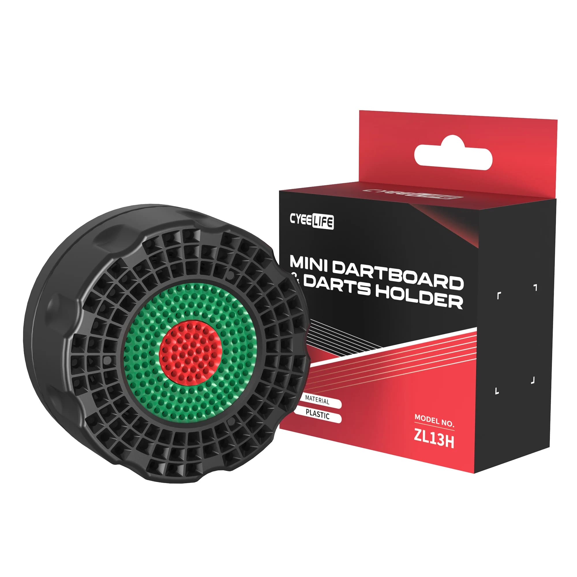 CyeeLife Spinning Dart Tray, Rotating Display Stand for Steel & Soft Tip, Darts Not Included