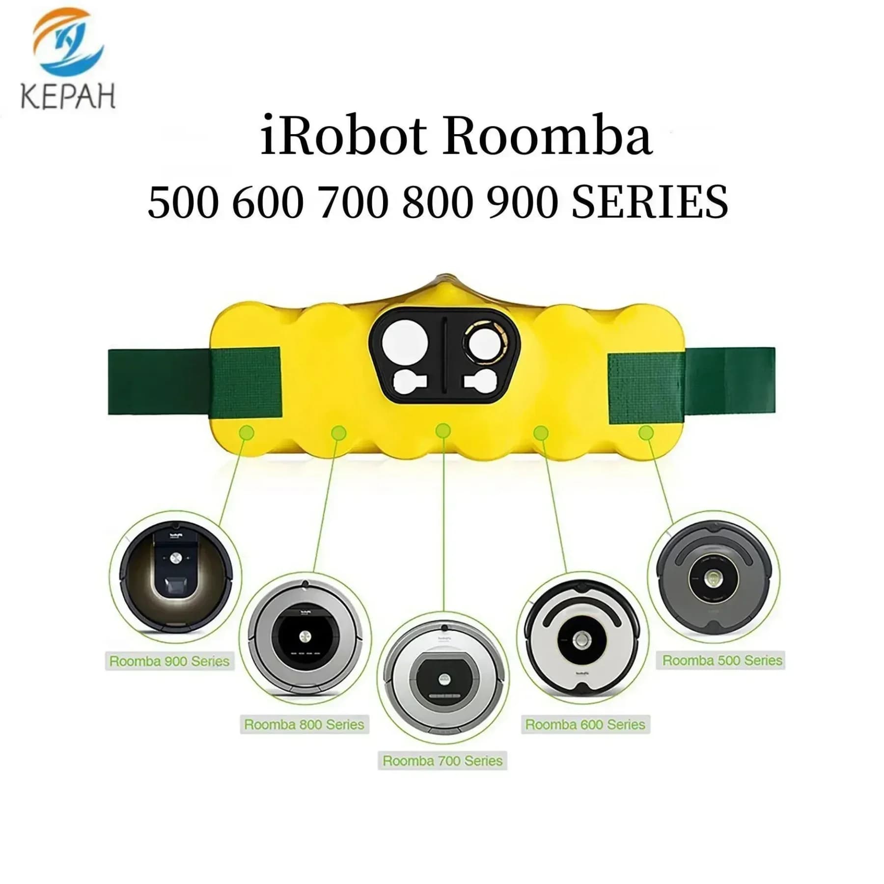 Batteria iRobot Roomba da 14,4 V 5000 mAh per aspirapolvere serie 500 600 700 800 900 521 530 531 550 540 545 630 631 760 780 860
