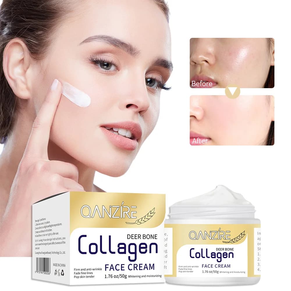 Crema al collagene femminile 50g Idratazione profonda Crema idratante viso Nutriente rassodante per la pelle