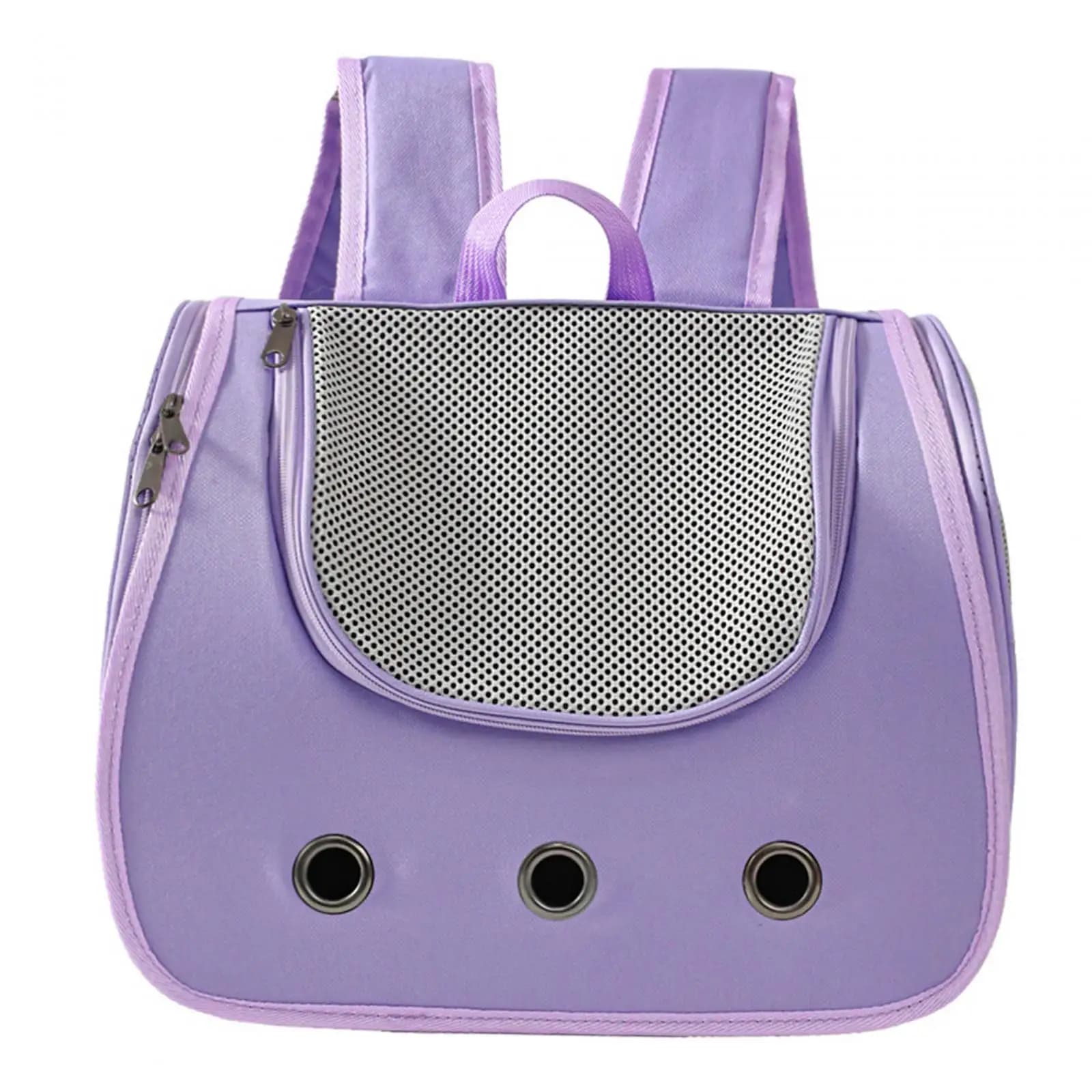 Zaino Trasportino per Gatti e Cani, Zaino da Viaggio per Animali Domestici con Rete Traspirante, Borsa Trasportino per Cani e Gatti per Escursioni