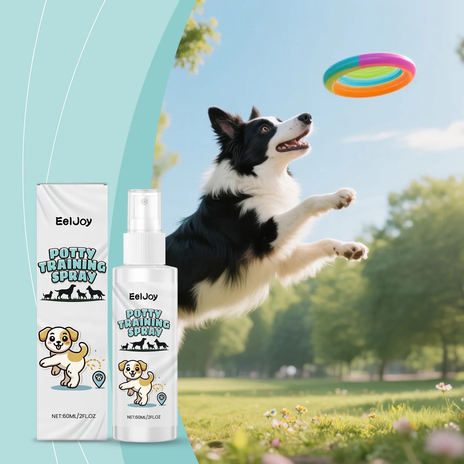 Nuovo Spray Addestramento Toilette per Cani: Attira Rapidamente l'Attenzione per Correggere il Comportamento degli Animali Domestici, Spray per l'Addestramento al Potty per Abitudini Interne ed Esterne