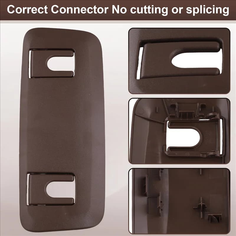A33K-Car Front Seat Sinistro Poggiatesta Covering Fixture Protective Cover A2229101512 For Mercedes Benz Class S W222 2014- 2017
