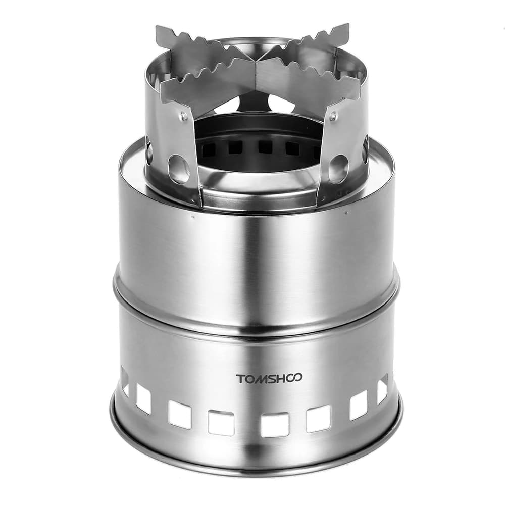 Folding Wood Stove Portable Antique, Stainless Steel Oven for Camping, Hiking, Picnic and BBQ