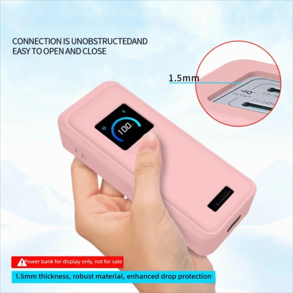 Custodia Protettiva in Silicone Antiurto e Antipolvere per Power Bank Anker Prime (26250mAh 300W)
