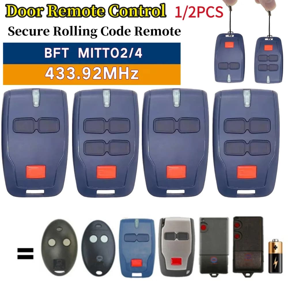 Telecomando sicuro Rolling Code Telecomando wireless RF con ricerca automatica Telecomando automatico per porta per apriporta del garage