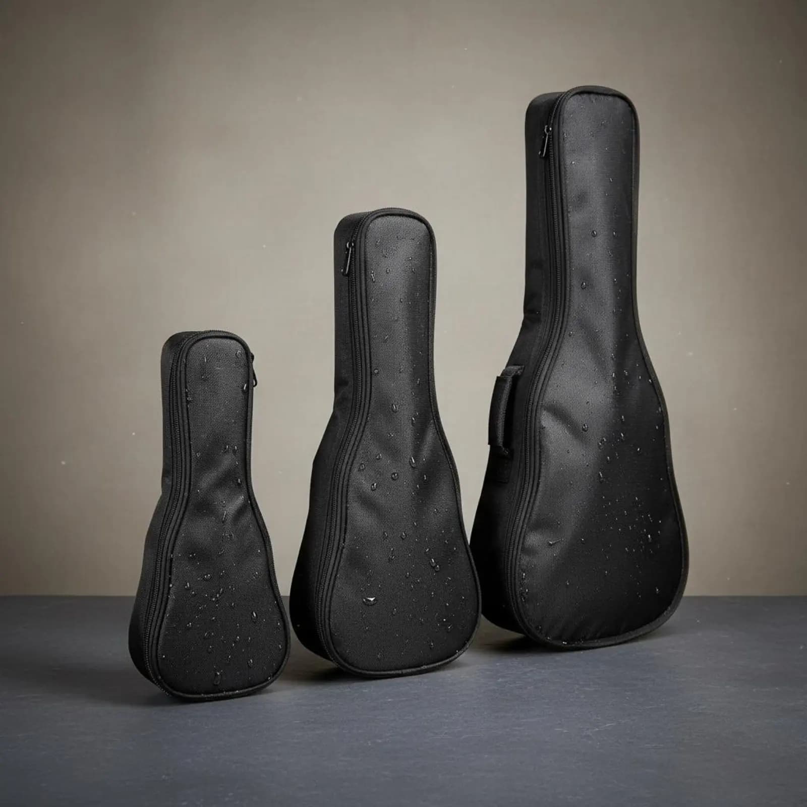 Borsa per ukulele Custodia impermeabile per ukulele Accessorio per strumenti musicali Tracolla regolabile Chiusura con chiusura a strappo per riporre gli oggetti