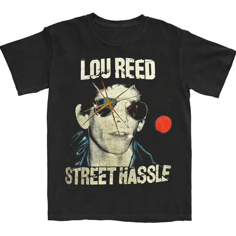1970s Lou Reed Street Hassle For Fans Men All Size T Shirt