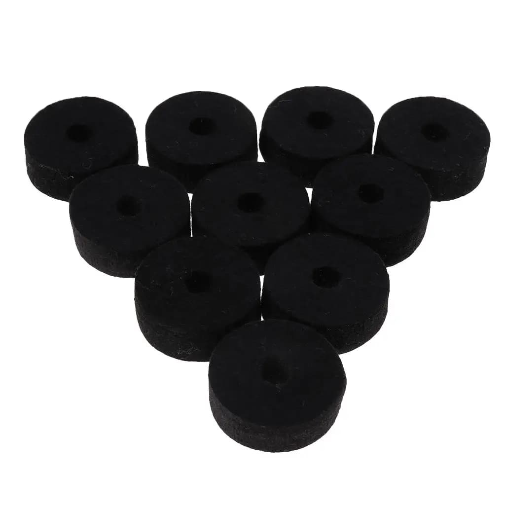 Feltri per Piatti Batteria Grigi, Accessori per Percussioni per Supporto Piatti Batteria