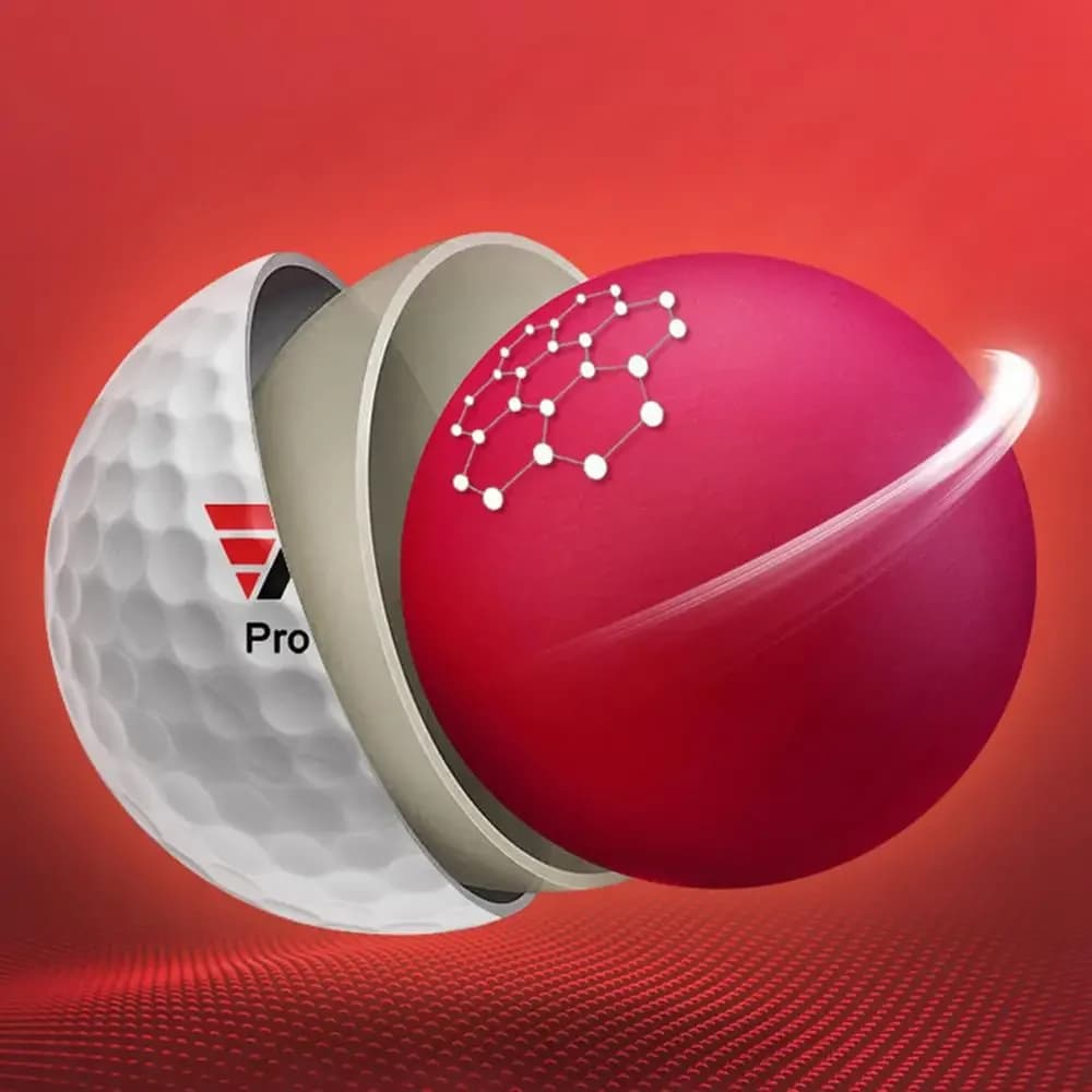 PGM Official 3-Layer Premium Golf Balls Practice Compet Performance Training for Distance Straight Shots Golf Design for Sports