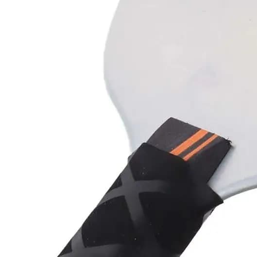 Table Tennis Paddle with Metal Bottom Plate for Weight Training Featuring Rounded Edges and Comfortable Wooden Handle