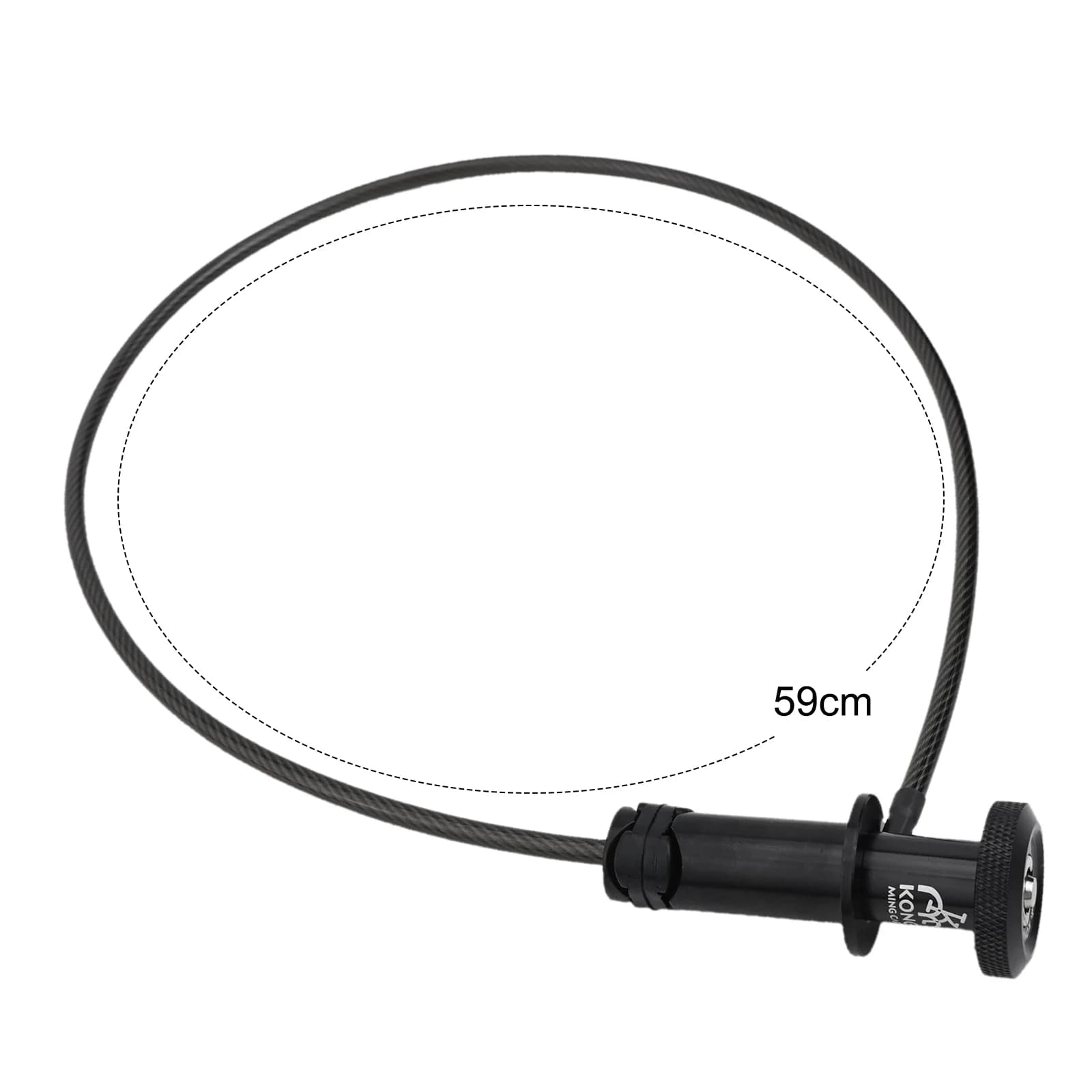 Equitazione 53g Peso Bici Cavo Lucchetto Lucchetto per casco Testa Lega di alluminio Facile da usare Acciaio inossidabile rapido Leggero