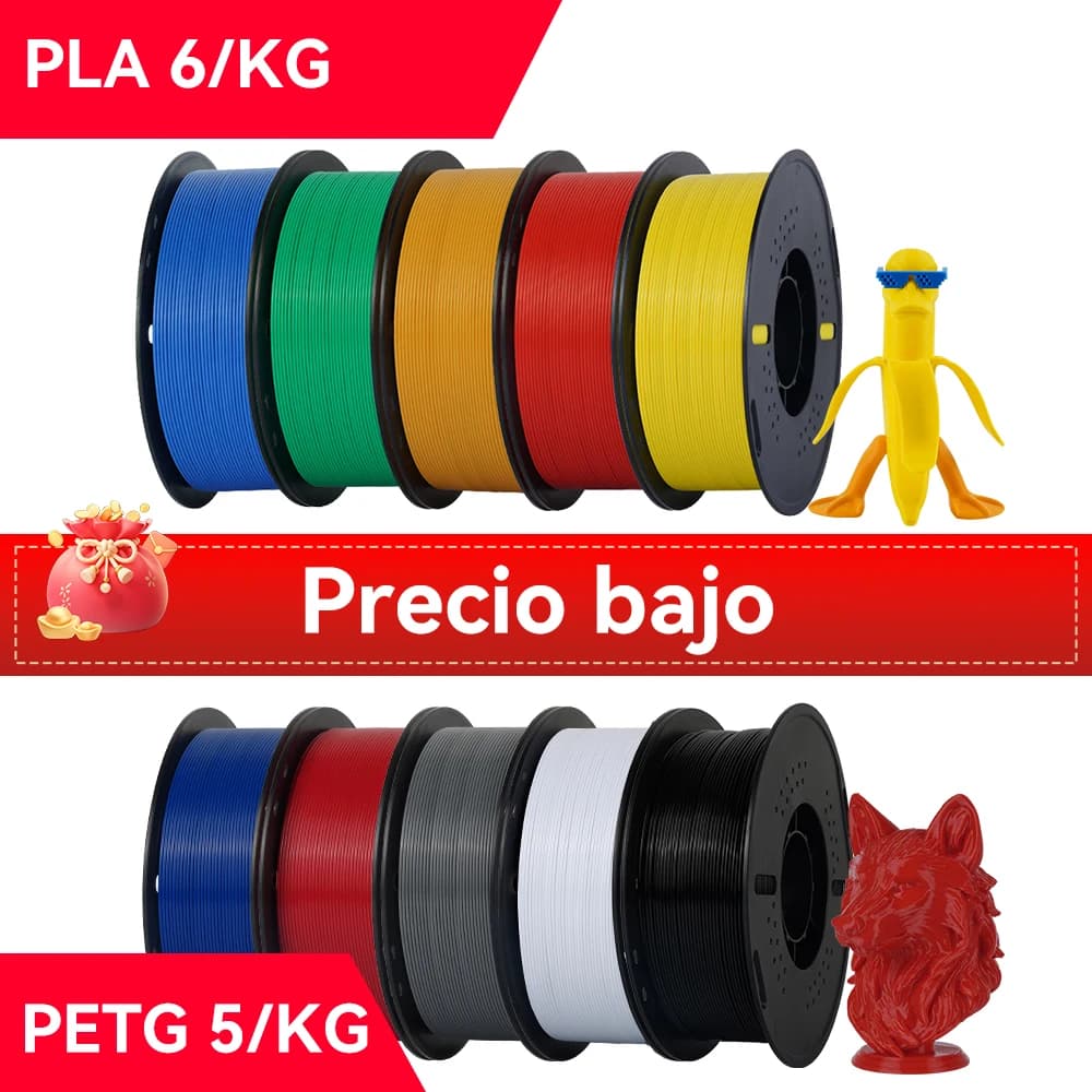 PLA/PETG/Silk PLA/High PLA 3D Printer Filament 1.75mm 3D Printing Material 1KG MIX Color Filament Plastic for 3d Printer Offer