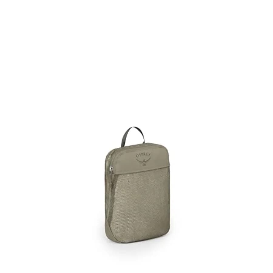 Cubo Organizzatore da Viaggio Daylite in Poliestere Leggero Grigio Chiaro con Scomparto con Cerniera e Interno in Rete Traspirante