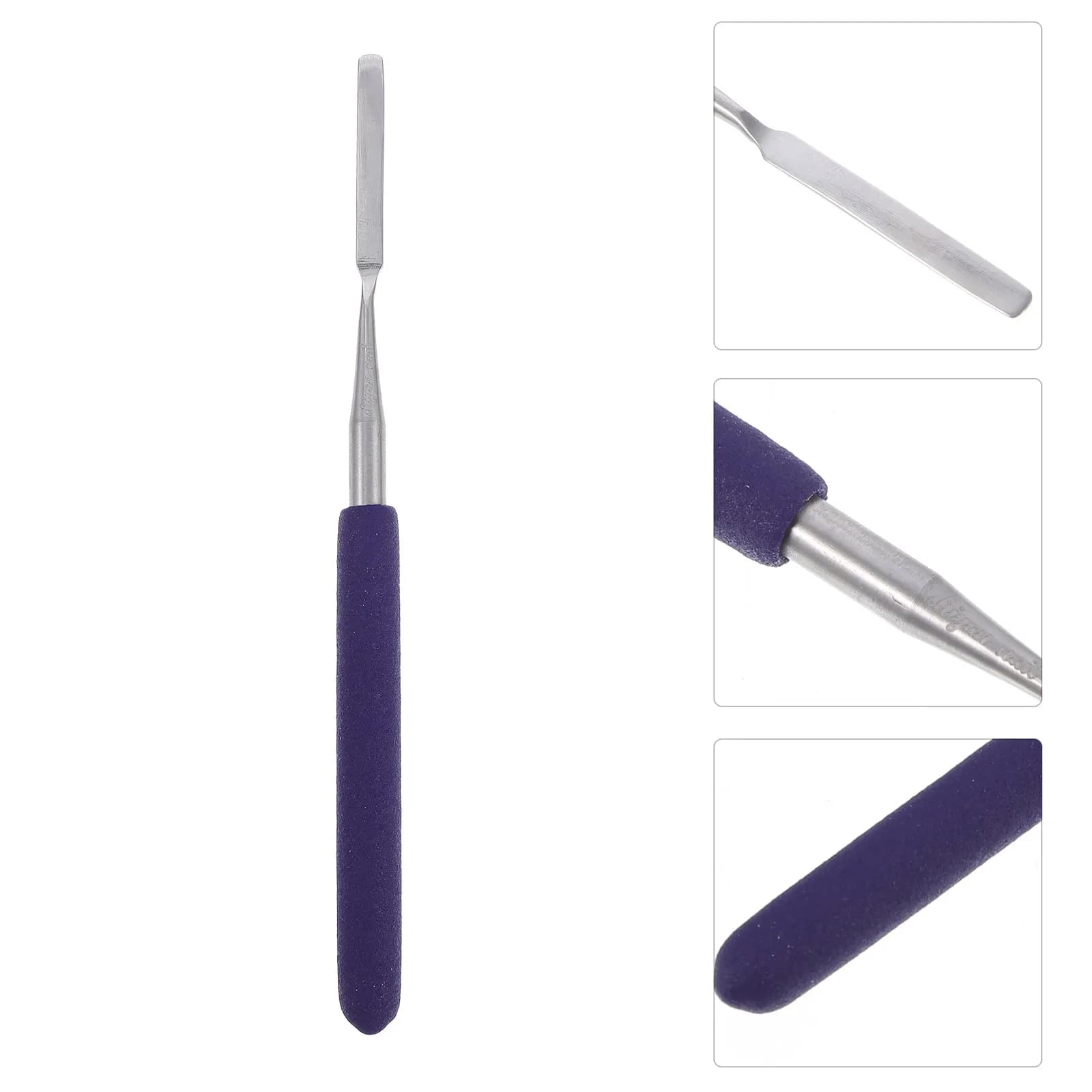 Stainless Steel Nail Art Mixing Pen for Blending Gel Polish Colors on Fake Natural Nails Or Stickers Professional Manicure Tool