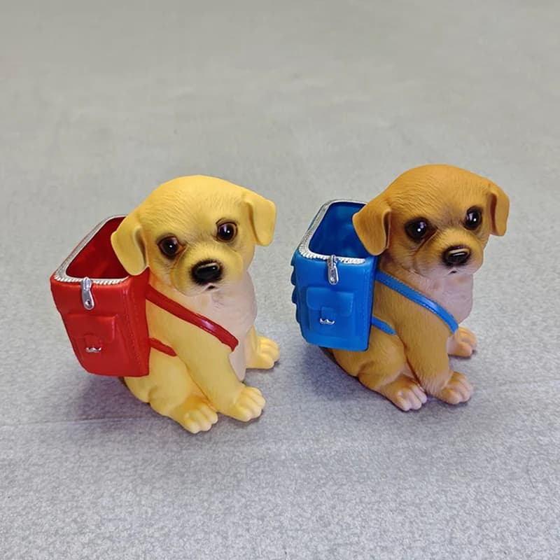 Simpatico portapenne da scrivania per cani Labrador Retriever Tazza per matite unica Divertente organizer da tavolo per la decorazione della scrivania della scuola