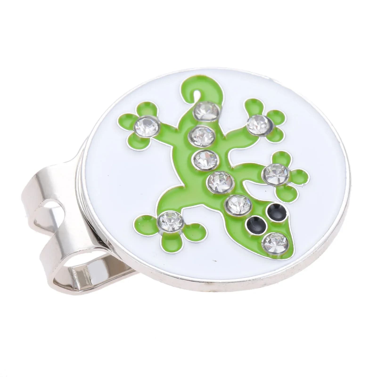 1Pc In Lega di Zinco Animali Modello Cappello Da Golf Clip Con Palla Da Golf Magnetica Puntamento Indicatore Strumento di Allineamento Su Tappi Visiera Per Il Golfista Regali