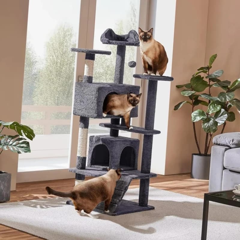 Nuovo Tiragraffi di Lusso 2026 per Gattini, Casa Gioco per Animali Domestici
