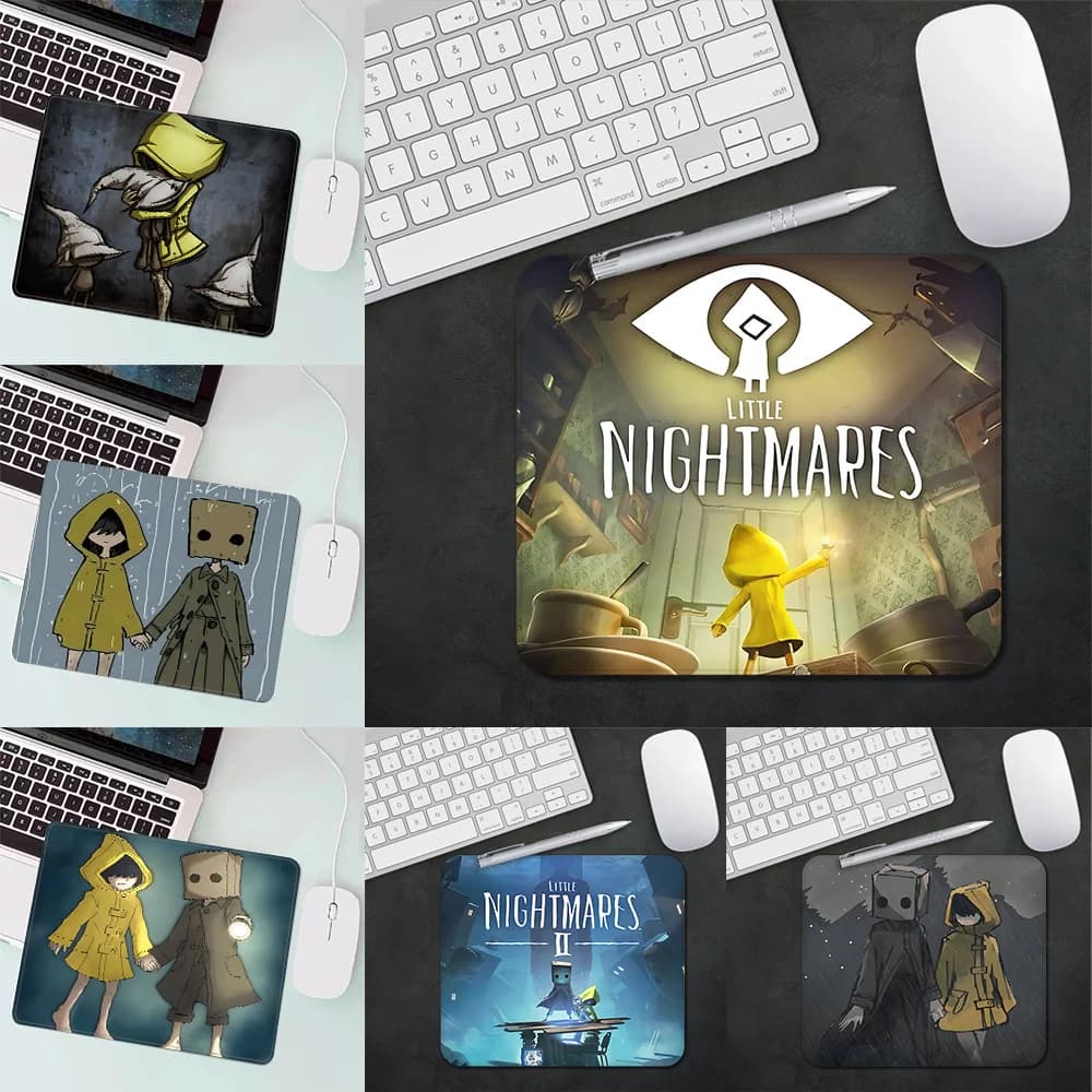 Game L-Little Nightmares Gaming Mouse Pad XS Tappetino per mouse piccolo per PC Gamer Decorazione desktop Tappetino per mouse da ufficio Tappetino per scrivania