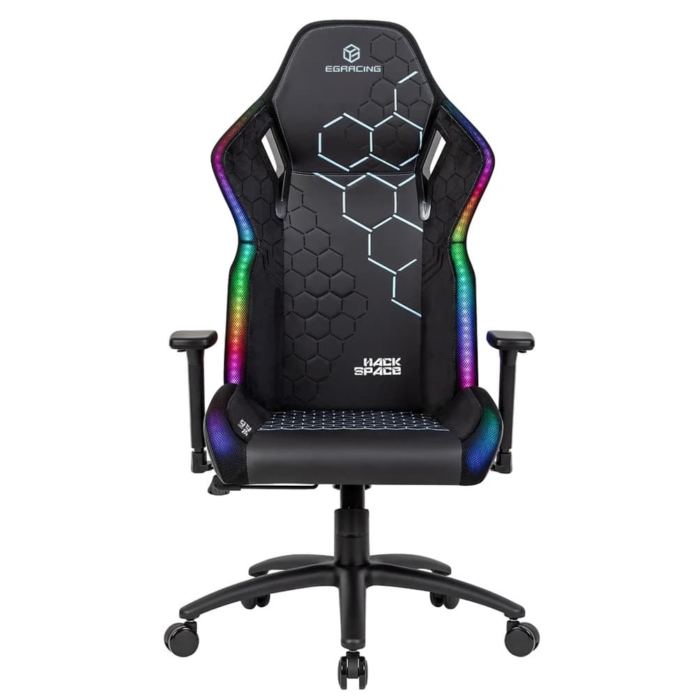 Sedia da Gaming Personalizzata con Illuminazione LED RGB, Design Moderno, Schienale Alto Girevole, Stile Industriale, Raffreddamento per Giocatori, in Pelle Sintetica