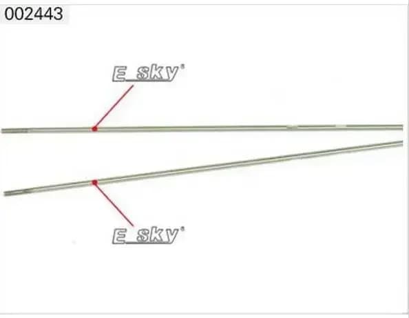 Esky Honey bee HB CPX CP3 002443 Flybar FOR E-SKY belt cp RC helicopter 250-300-400-450 heli 22cm 220mm length Dia=2mm