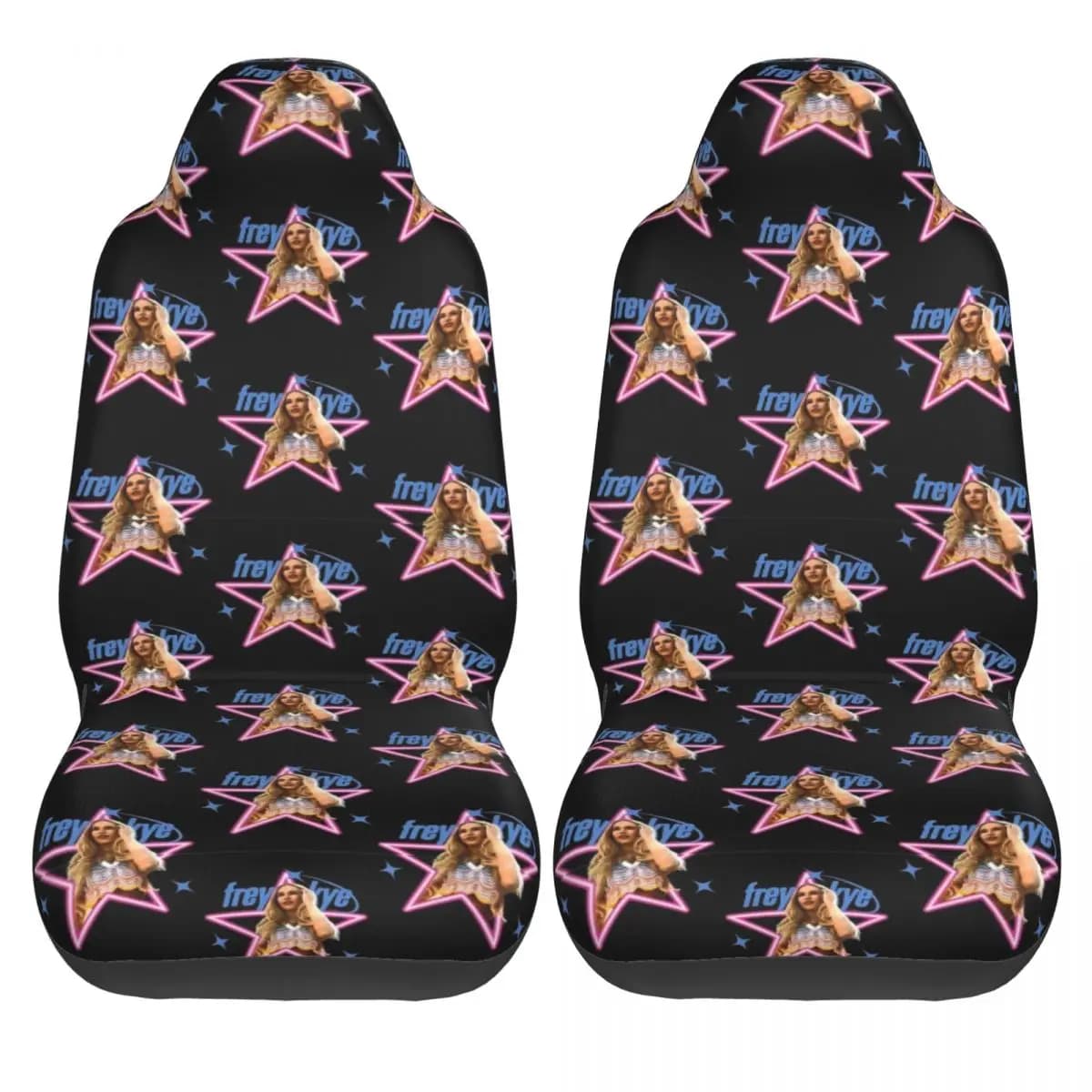 Freya Skye Pop Singer Car Seat Covers Safety 2 pcs Car Seat Covers Polyester Car Seat Covers