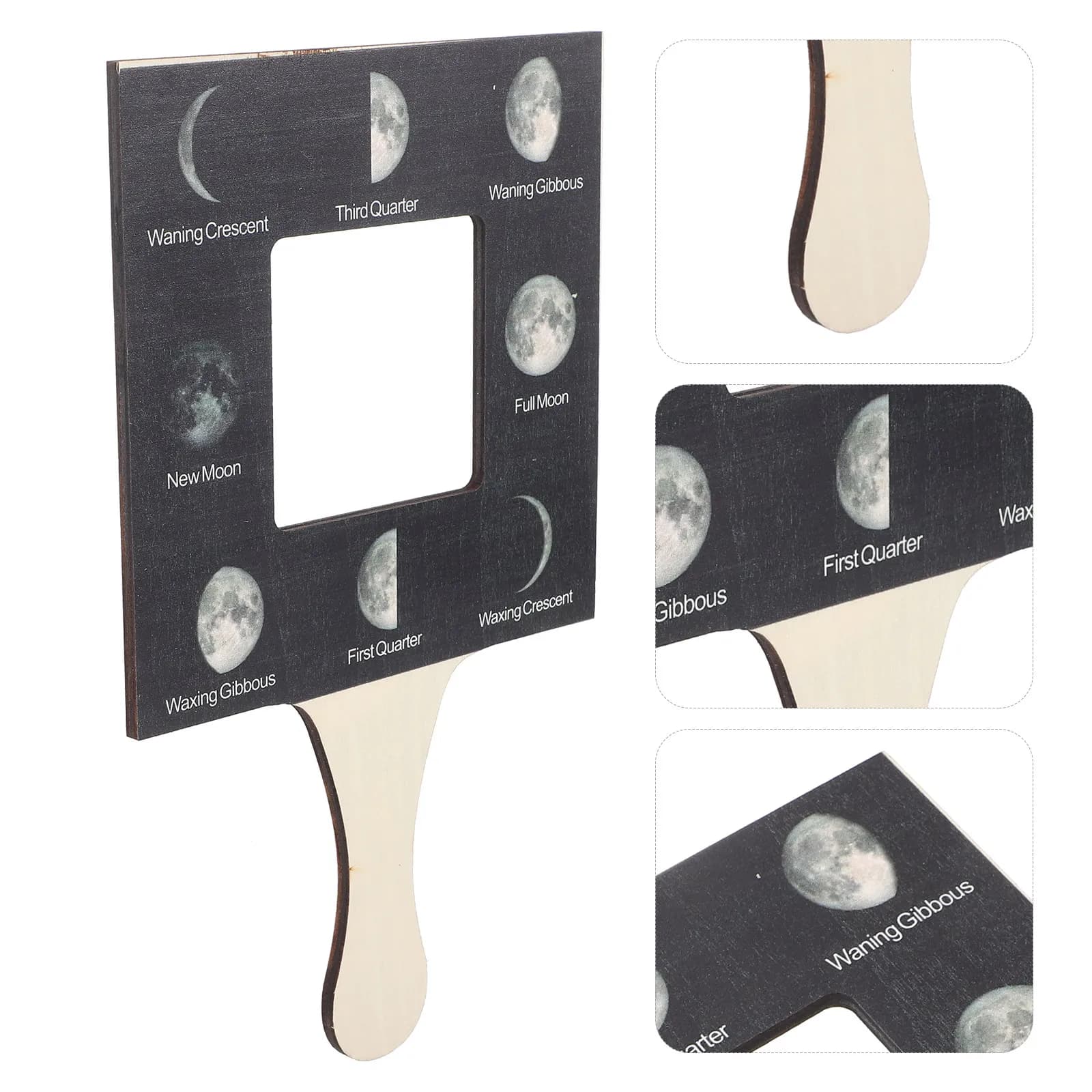 Otturatore portatile per osservazione della natura con cornice in legno per bambini, strumento di identificazione e apprendimento per l'esplorazione all'aperto