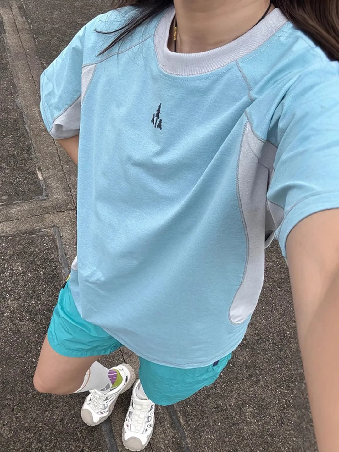 T-shirt da badminton leggera Qui-Dry ort-Sve ex Abbigliamento da allenamento per ciclismo Abbigliamento sportivo estivo per protezione solare