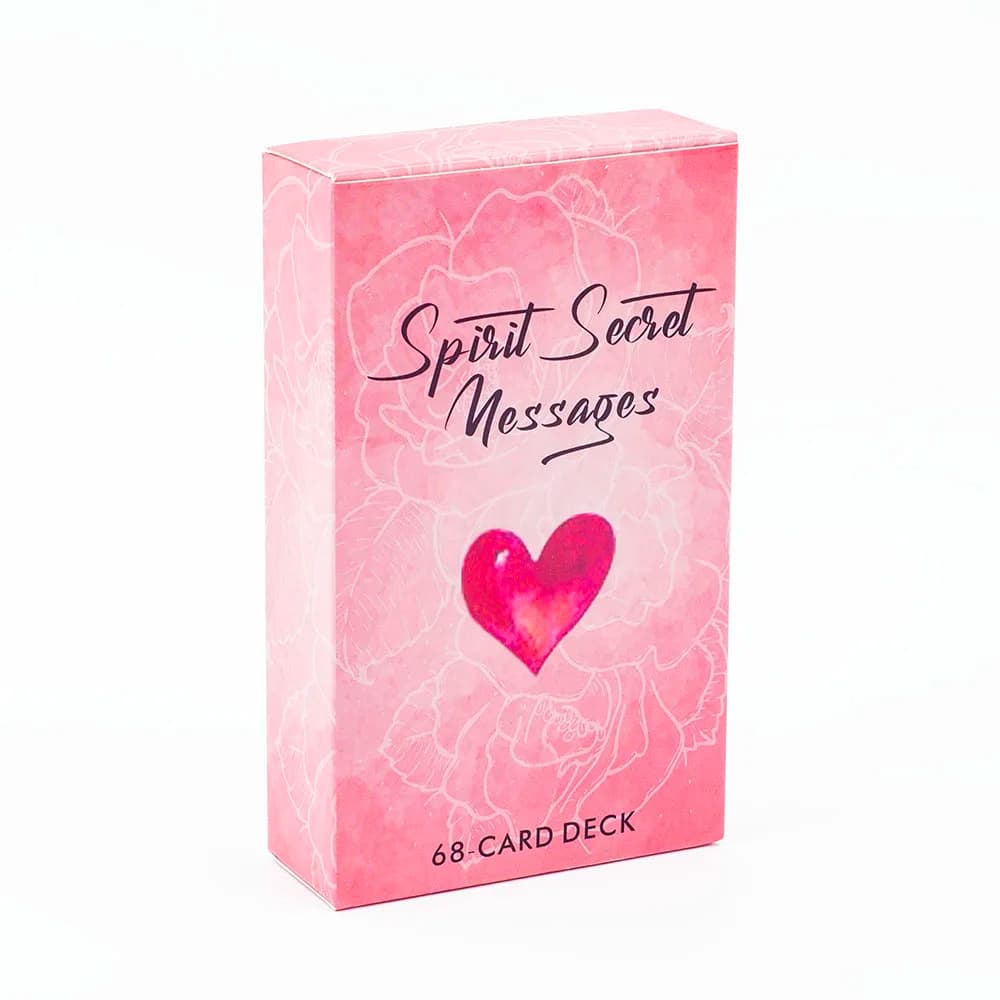 Spirit Secret Messages 68 pezzi Versione inglese Oracle Divination Fate Game Deck Tarocchi Tavolo Giochi da tavolo Carte da gioco 10.4x6.1cm