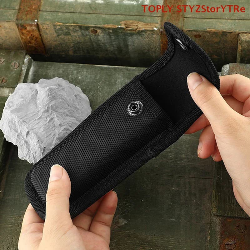 Porta torcia, custodia per coltello pieghevole, borsa per attrezzi da campeggio e outdoor, custodia per pinze, fodero, custodia da cintura in nylon, tasca portaoggetti con passante per cintura, borsa da trasporto