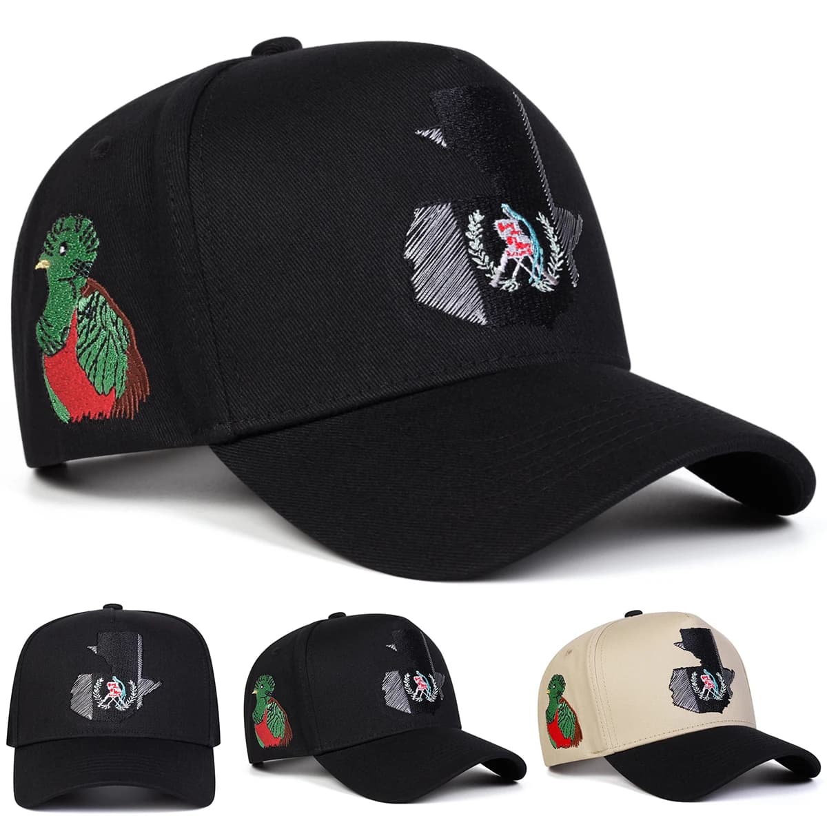 Cappellini da Baseball Unisex con Ricamo della Mappa degli USA, Cappelli Casual Regolabili per Primavera e Autunno, Cappello Protettivo dal Sole, Berretto Sportivo