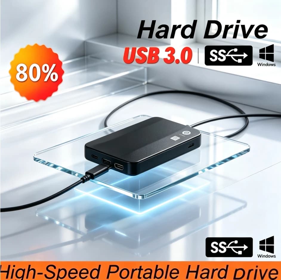 [Brand+] Original XIAGAI Black USB 3.0 SSD Enclosure Mobile Hard Drive Case External Storage HDD Box for Laptop PC