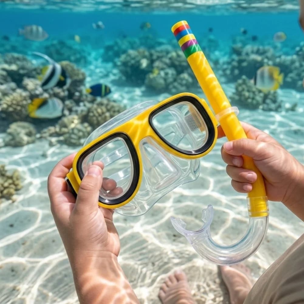 Spectacles Swim Glasses Flexible Hose Buckle Silicone Nozzle Snorkel Swimming Waterproof Anti Fog Anti UV Spectacles