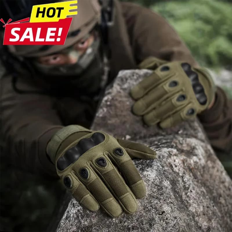 Motorcycle New Gloves Full Finger Protective Outdoor Knight Sports Breathable Racing Cycling Street Riding Fitness Gloves Unisex
