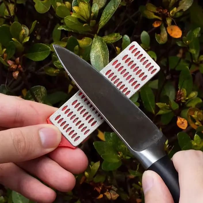 Affilacoltelli a Diamante in Acciaio al Tungsteno e Acciaio al Carbonio per Cucina, Macelleria e Uso Domestico