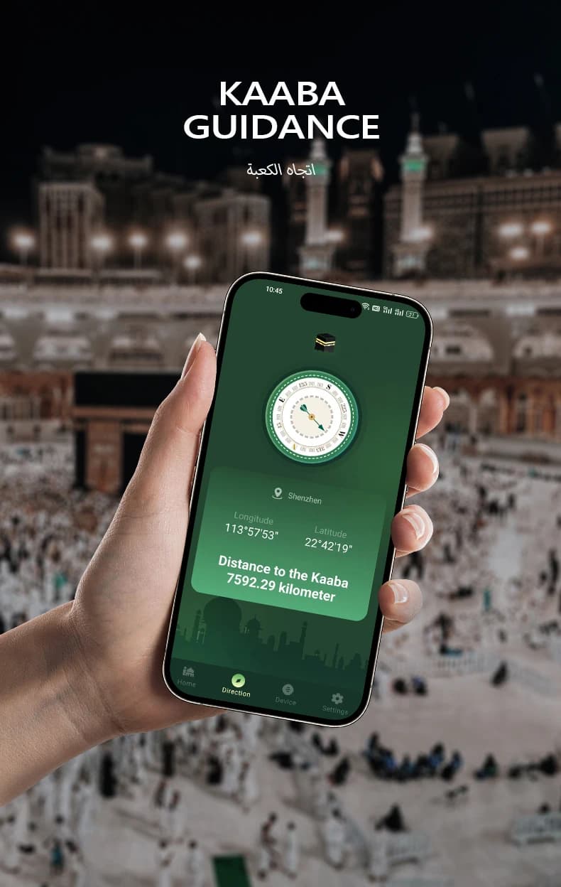 Anello Intelligente Contatore con Controllo APP Bluetooth, Display ABS, Tocco Silenzioso, Personalizzabile, Ricaricabile Type-C, Accessori per Musulmani
