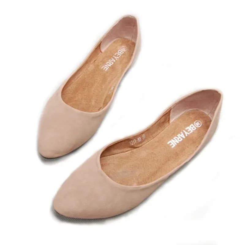 Scarpe da ballerina da donna Suola morbida Copri tacchi Appartamenti Mocassini traspiranti da donna Punta a punta Slip-on Plus Size 45 44 4 Nero Giallo