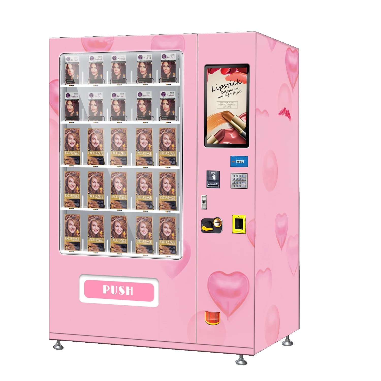 Luxury Pink Eyelashes Automatic Standard European Quality for Women Girls Fake Eyelashes Automated Retail Beauty System