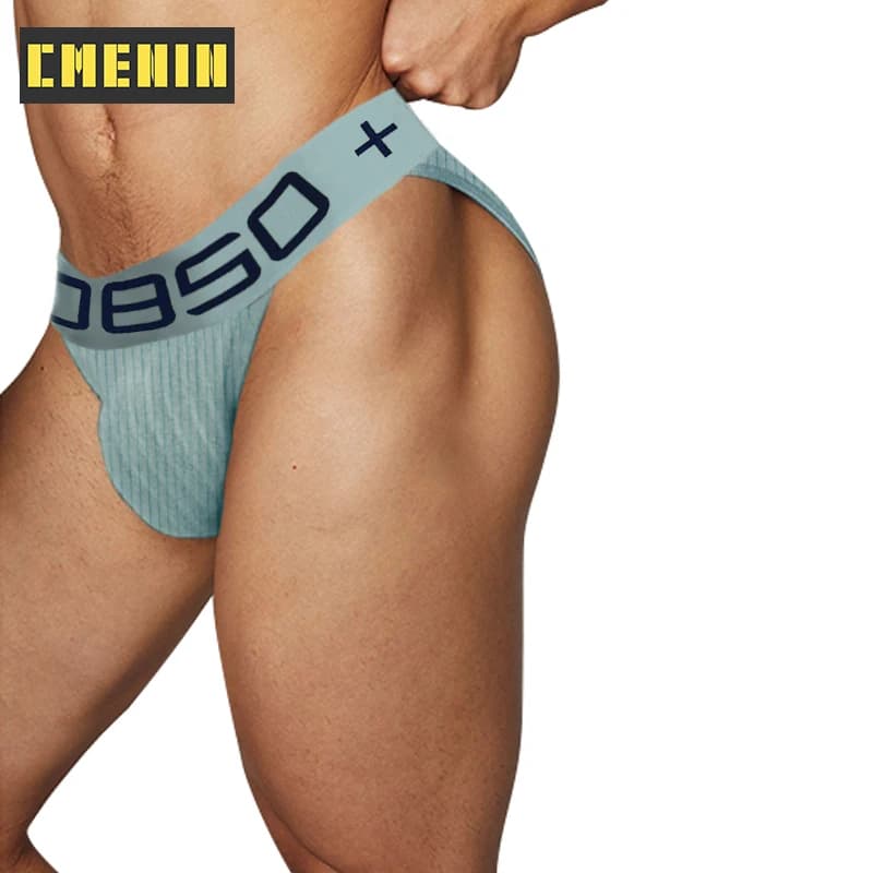 Moda intimo Sexy uomo sospensorio vita bassa cotone Gay intimo uomo Bikini slip uomo intimo maschile Cuecas BS3517