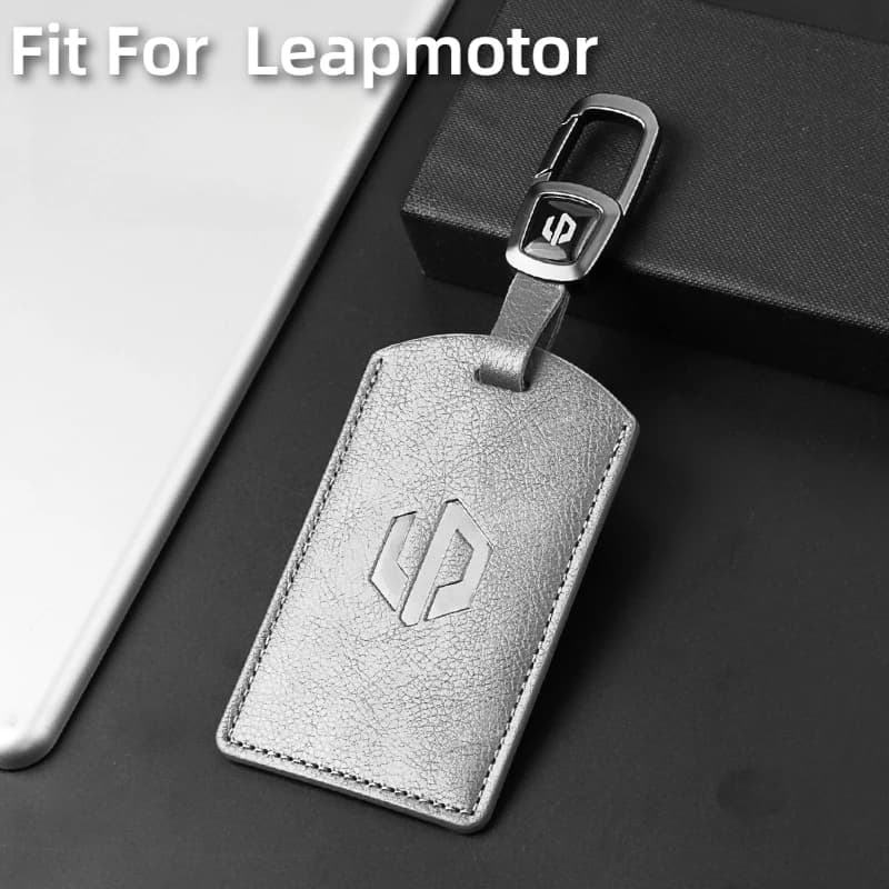 Adatto per Leapmotor C10 Portachiavi per auto NFC Smart Card Custodia protettiva in pelle scamosciata