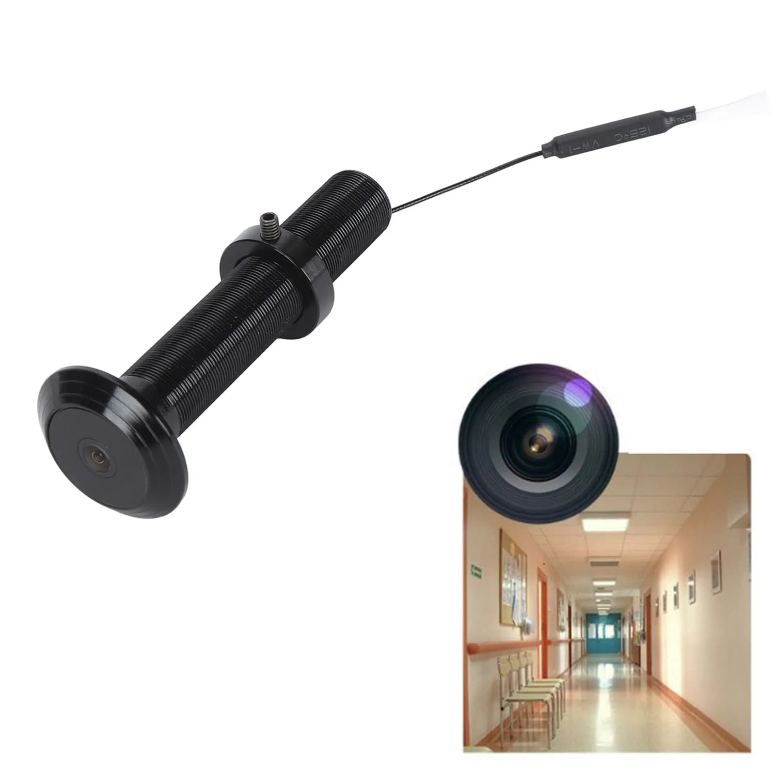 Video Door Eye Viewer Camera 5.0GHz 2.4GHz WiFi per Tuya App visione notturna in lega di alluminio porta in vetro spioncino telecamera per interni