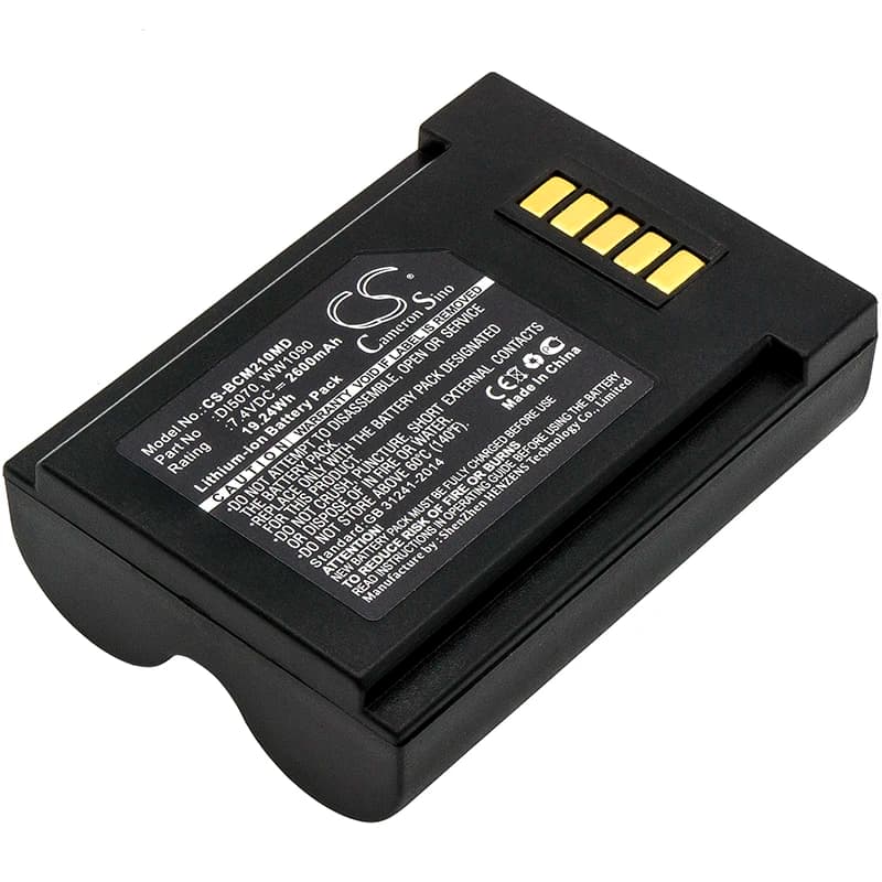 7.4 V medical battery 2600 mAh/3400 mAh DI5070, WW1090 for BCI SpectrO2 pulsometers, SpectrO2 10 20 30