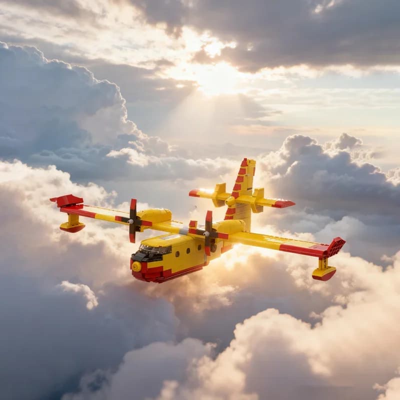 952pcs MOC Canadair CL Harry Model Building Blocks Architecture DIY Idea Creative Festival Gift Education Toys Brick