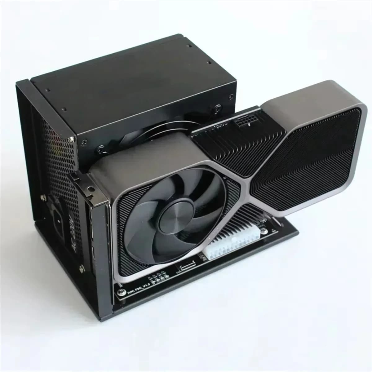 ABLJF9G-BK7 EGPU OCuLink GPU Dock PCIe4.0 X4 Notebook Laptop a scheda grafica video esterna Adattatore M.2 OcuLink a PCIE X16